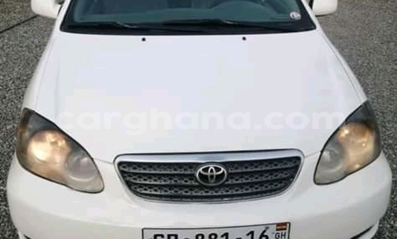Sayi Na hannu Toyota Corolla White Mota in Accra a Greater Accra Sayi Na hannu Toyota Corolla White Mota in Accra a Greater Accra