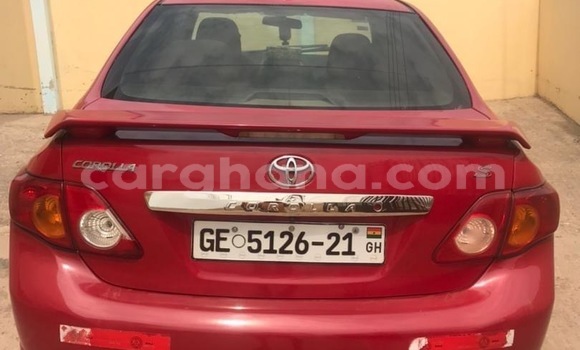 Sayi Na hannu Toyota Corolla Red Mota in Accra a Greater Accra
