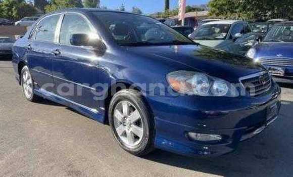 Sayi Na hannu Toyota Corolla Blue Mota in Accra a Greater Accra Sayi Na hannu Toyota Corolla Blue Mota in Accra a Greater Accra