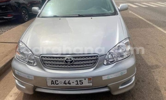 Sayi Na hannu Toyota Corolla Azurfa Mota in Accra a Greater Accra Sayi Na hannu Toyota Corolla Azurfa Mota in Accra a Greater Accra