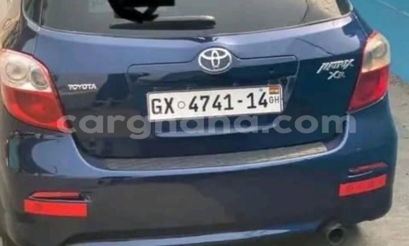 Sayi Na hannu Toyota Matrix Blue Mota in Accra a Greater Accra Sayi Na hannu Toyota Matrix Blue Mota in Accra a Greater Accra