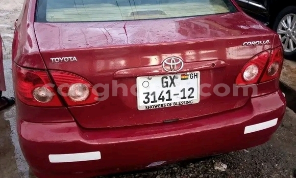 Ra Àlòkù Toyota Corolla Red Ọkọ̀ in Accra ni Greater Accra Ra Àlòkù Toyota Corolla Red Ọkọ̀ in Accra ni Greater Accra