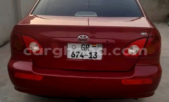 Ra Àlòkù Toyota Corolla Red Ọkọ̀ in Accra ni Greater Accra Ra Àlòkù Toyota Corolla Red Ọkọ̀ in Accra ni Greater Accra