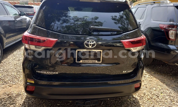 Sayi Na hannu Toyota Highlander Black Mota in Accra a Greater Accra Sayi Na hannu Toyota Highlander Black Mota in Accra a Greater Accra
