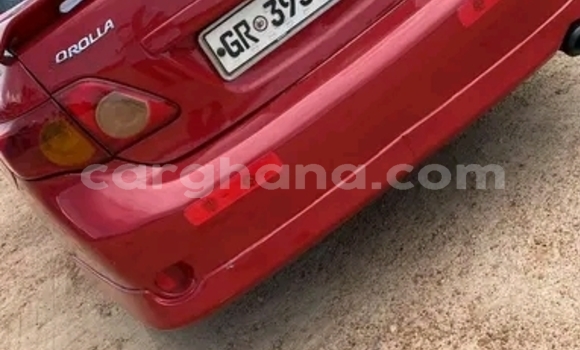 Buy Used Toyota Corolla Red Car in Accra in Greater Accra