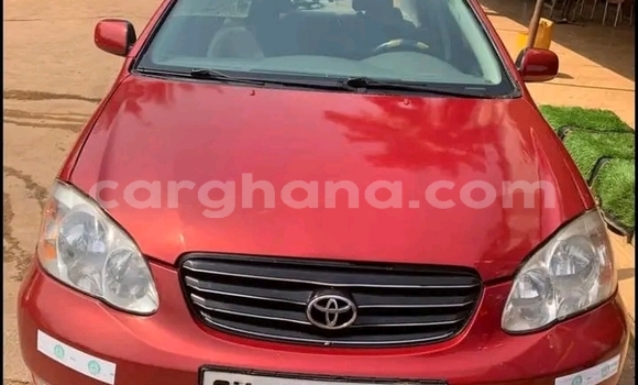 Buy Used Toyota Corolla Red Car in Accra in Greater Accra
