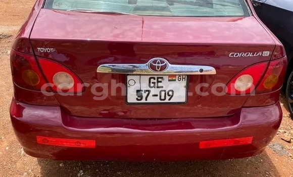 Sayi Na hannu Toyota Corolla Red Mota in Accra a Greater Accra Sayi Na hannu Toyota Corolla Red Mota in Accra a Greater Accra