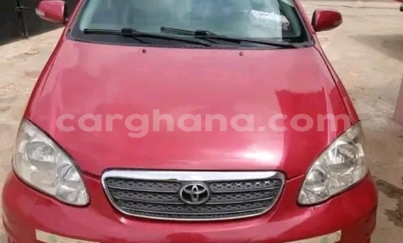 Sayi Na hannu Toyota Corolla Red Mota in Accra a Greater Accra
