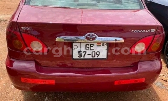 Ra Àlòkù Toyota Corolla Red Ọkọ̀ in Accra ni Greater Accra