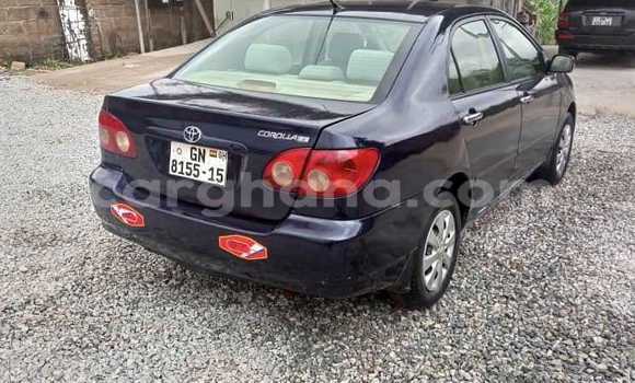 Sayi Na hannu Toyota Corolla Blue Mota in Accra a Greater Accra Sayi Na hannu Toyota Corolla Blue Mota in Accra a Greater Accra
