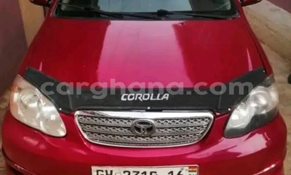 Buy Used Toyota Corolla Red Car in Accra in Greater Accra