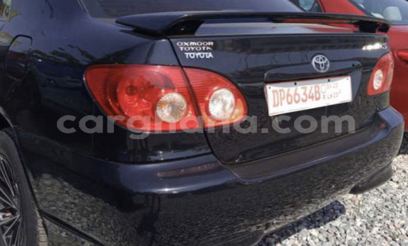 Sayi Na hannu Toyota Corolla Black Mota in Accra a Greater Accra Sayi Na hannu Toyota Corolla Black Mota in Accra a Greater Accra