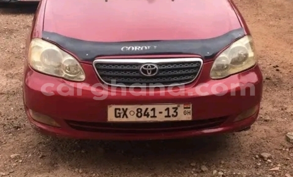 Buy Used Toyota Corolla Red Car in Accra in Greater Accra