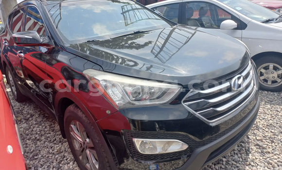 Sayi Na hannu Hyundai Santa Fe Black Mota in Accra a Greater Accra