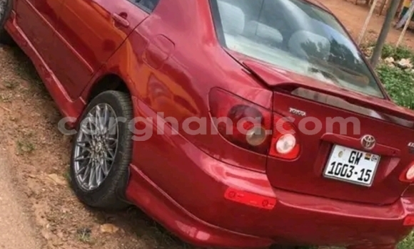 Sayi Na hannu Toyota Corolla Red Mota in Accra a Greater Accra