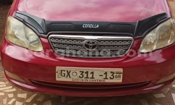 Buy Used Toyota Corolla Red Car in Accra in Greater Accra