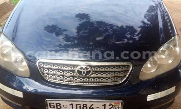 Sayi Na hannu Toyota Corolla Blue Mota in Accra a Greater Accra Sayi Na hannu Toyota Corolla Blue Mota in Accra a Greater Accra