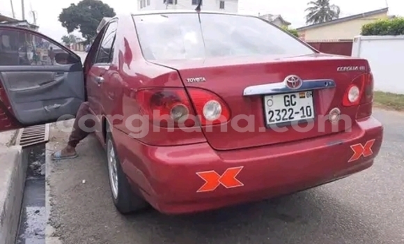 Buy Used Toyota Corolla Red Car in Accra in Greater Accra