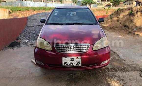Sayi Na hannu Toyota Corolla Red Mota in Accra a Greater Accra Sayi Na hannu Toyota Corolla Red Mota in Accra a Greater Accra
