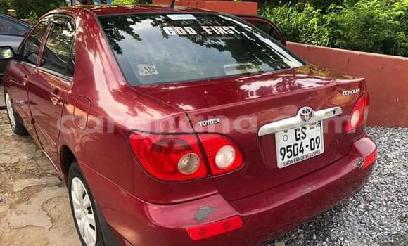 Sayi Na hannu Toyota Corolla Red Mota in Accra a Greater Accra Sayi Na hannu Toyota Corolla Red Mota in Accra a Greater Accra