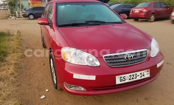 Buy Used Toyota Corolla Red Car in Accra in Greater Accra