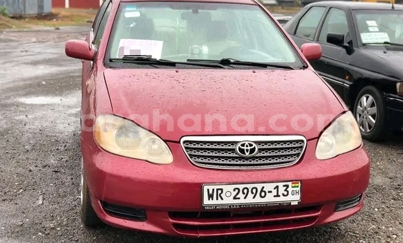 Sayi Na hannu Toyota Corolla Red Mota in Accra a Greater Accra