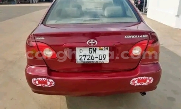 Buy Used Toyota Corolla Red Car in Accra in Greater Accra