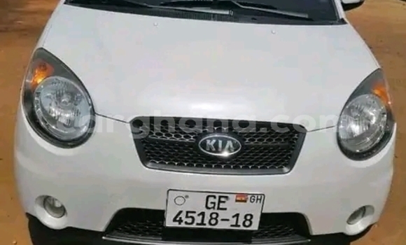 Sayi Na hannu Kia Morning White Mota in Accra a Greater Accra