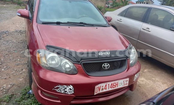 Sayi Na hannu Toyota Corolla Red Mota in Accra a Greater Accra Sayi Na hannu Toyota Corolla Red Mota in Accra a Greater Accra