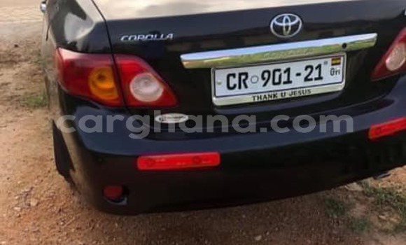 Sayi Na hannu Toyota Corolla Black Mota in Accra a Greater Accra Sayi Na hannu Toyota Corolla Black Mota in Accra a Greater Accra