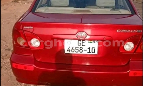 Buy Used Toyota Corolla Red Car in Accra in Greater Accra