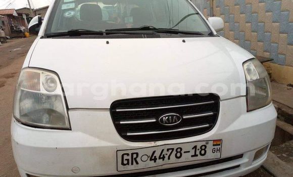 Sayi Na hannu Kia Morning White Mota in Accra a Greater Accra Sayi Na hannu Kia Morning White Mota in Accra a Greater Accra