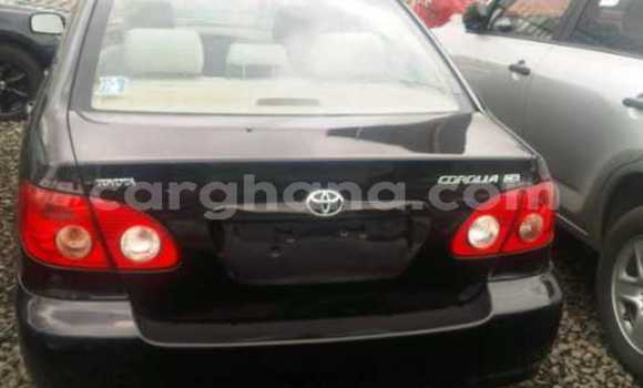Sayi Na hannu Toyota Corolla Black Mota in Accra a Greater Accra Sayi Na hannu Toyota Corolla Black Mota in Accra a Greater Accra