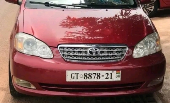Buy Used Toyota Corolla Red Car in Accra in Greater Accra