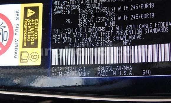 Sayi Na hannu Toyota Highlander Black Mota in Accra a Greater Accra Sayi Na hannu Toyota Highlander Black Mota in Accra a Greater Accra