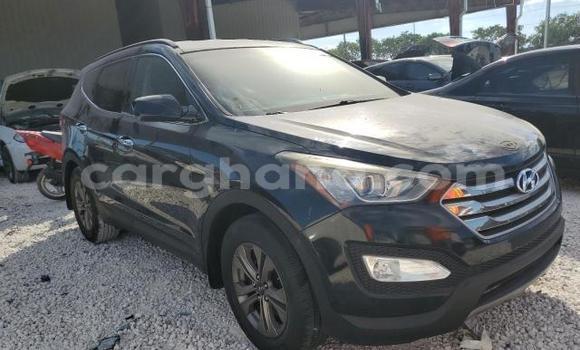 Sayi Na hannu Hyundai Santa Fe Black Mota in Accra a Greater Accra