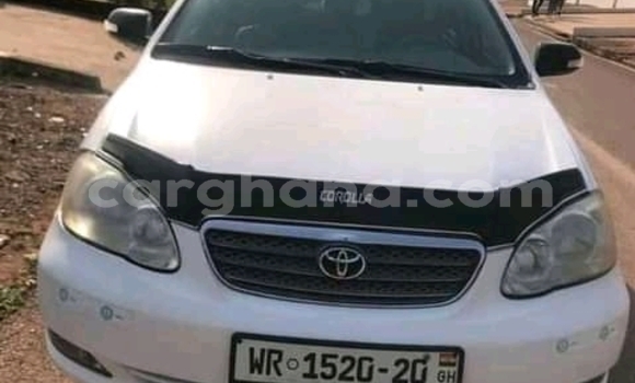Ra Àlòkù Toyota Corolla funfun Ọkọ̀ in Accra ni Greater Accra Ra Àlòkù Toyota Corolla funfun Ọkọ̀ in Accra ni Greater Accra