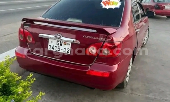 Ra Àlòkù Toyota Corolla Red Ọkọ̀ in Accra ni Greater Accra Ra Àlòkù Toyota Corolla Red Ọkọ̀ in Accra ni Greater Accra