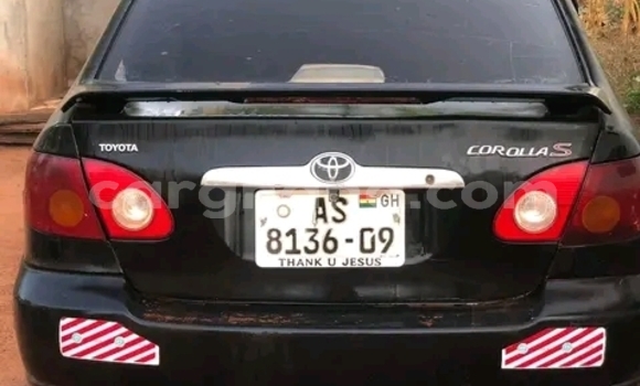 Ra Àlòkù Toyota Corolla Black Ọkọ̀ in Accra ni Greater Accra Ra Àlòkù Toyota Corolla Black Ọkọ̀ in Accra ni Greater Accra