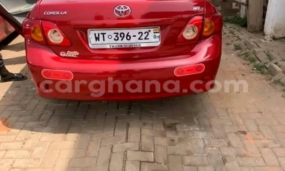 Sayi Na hannu Toyota Corolla Red Mota in Accra a Greater Accra Sayi Na hannu Toyota Corolla Red Mota in Accra a Greater Accra