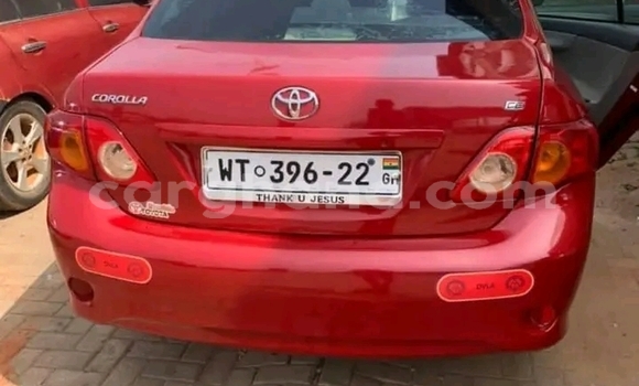 Sayi Na hannu Toyota Corolla Red Mota in Accra a Greater Accra Sayi Na hannu Toyota Corolla Red Mota in Accra a Greater Accra
