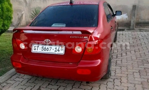 Sayi Na hannu Toyota Corolla Red Mota in Accra a Greater Accra Sayi Na hannu Toyota Corolla Red Mota in Accra a Greater Accra