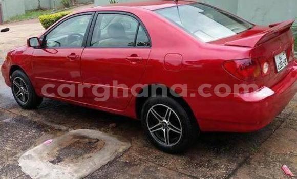 Sayi Na hannu Toyota Corolla Red Mota in Accra a Greater Accra