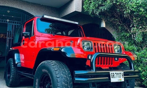 Sayi Na hannu Jeep Wrangler Red Mota in Accra a Greater Accra Sayi Na hannu Jeep Wrangler Red Mota in Accra a Greater Accra