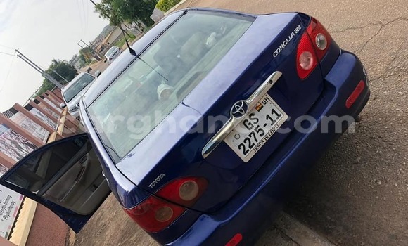 Sayi Na hannu Toyota Corolla Blue Mota in Accra a Greater Accra Sayi Na hannu Toyota Corolla Blue Mota in Accra a Greater Accra