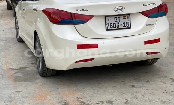 Sayi Na hannu Hyundai Elantra White Mota in Accra a Greater Accra Sayi Na hannu Hyundai Elantra White Mota in Accra a Greater Accra