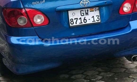 Buy Used Toyota Corolla Blue Car in Berekum Municipal in Brong-Ahafo Buy Used Toyota Corolla Blue Car in Berekum Municipal in Brong-Ahafo