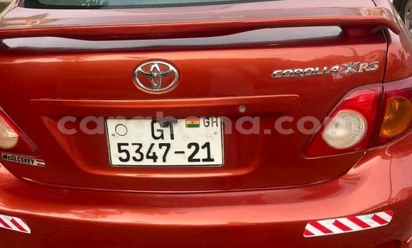 Buy Used Toyota Corolla Red Car in Accra in Greater Accra Buy Used Toyota Corolla Red Car in Accra in Greater Accra
